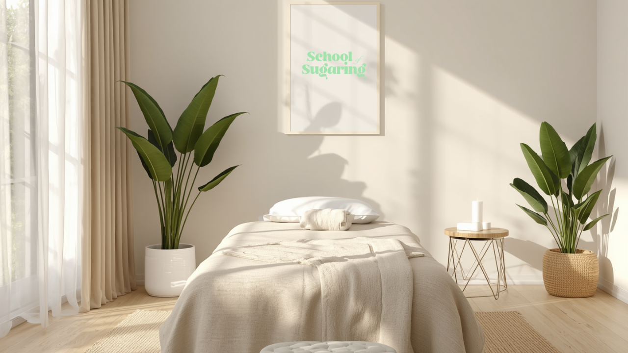 Sugaring Treatment Bed Salon
